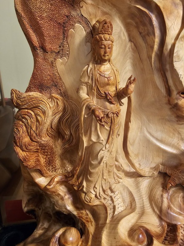 觀音乘龍 福運綿延