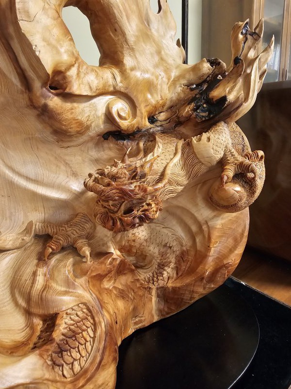 觀音乘龍 福運綿延